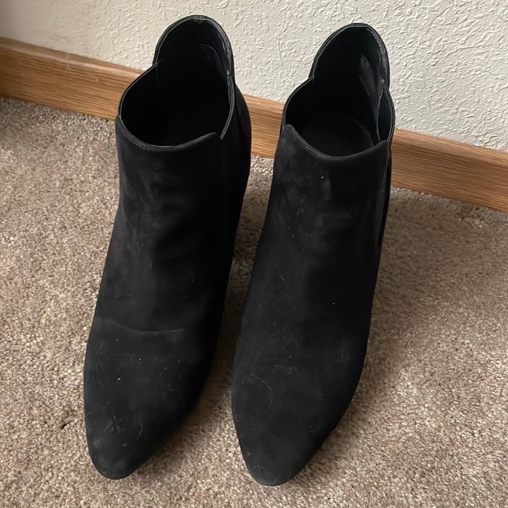 Suede Black Cole Haan Booties size women’s 10